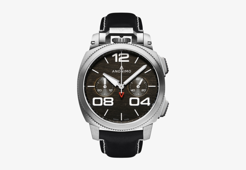 Black Scratched Dial - Anonimo Watch Militare Classic Chrono Mens, transparent png download