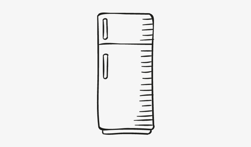 Big Fridge Vector - Refrigerator, transparent png download