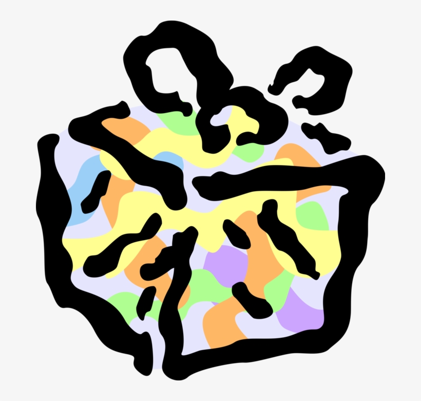 Vector Illustration Of Birthday Present Gift With Ribbon, transparent png download