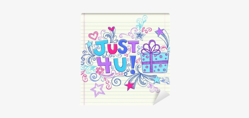Present / Birthday Gift Sketchy Doodle Vector Wall - Gift, transparent png download