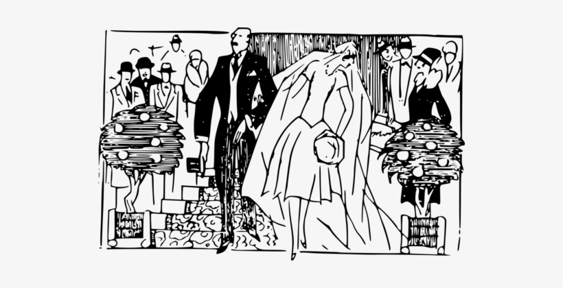 Marriage Comics Cartoon Drawing Bridegroom - Marriage, transparent png download