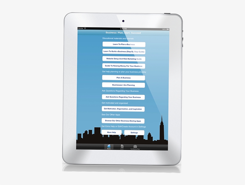 Barnes And Noble Nook Tablet Business Plan Mobile App - Business, transparent png download