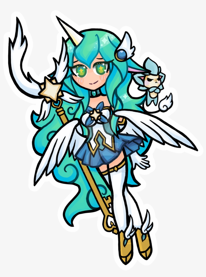 Star Guardian Soraka By Ofruittango - Star, transparent png download
