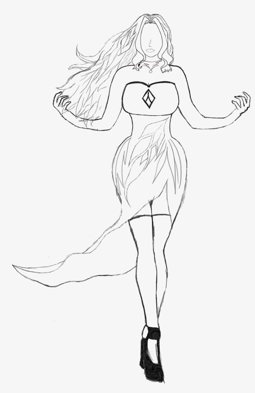Hey Queens, Soww Welcome To My First Ever Game Art - Sketch, transparent png download