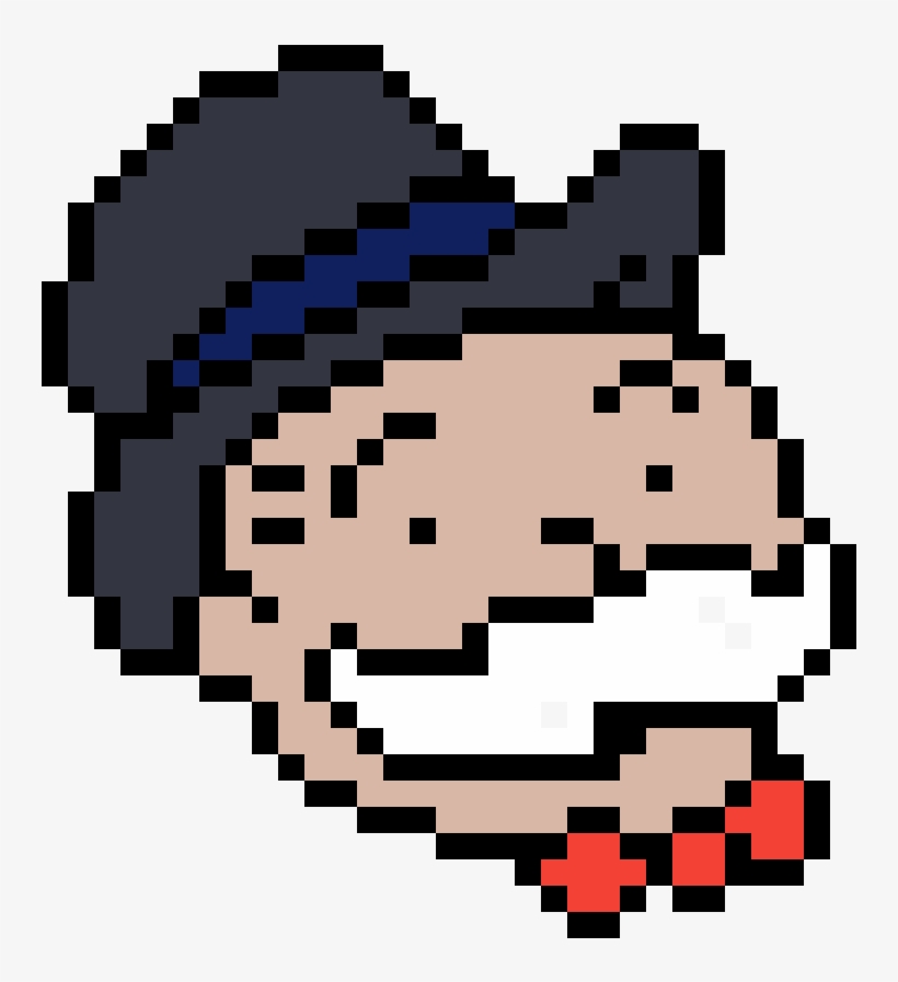 Monopoly Guy - Monopoly Man Pixel Art, transparent png download