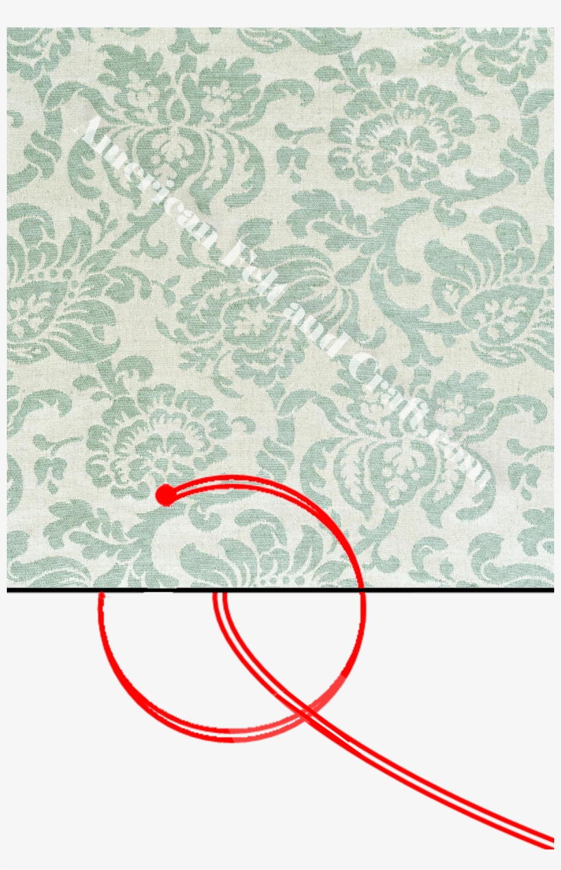 How To Sew A Blanket Stitch Step - Floral Design Single Premium Glossy Wooden Coaster, transparent png download