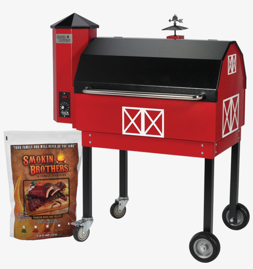 Sb Bbq Withbagfcoy - Smokin Brothers Pellet Grill, transparent png download