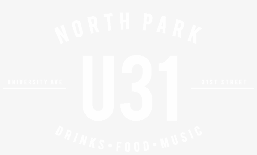 U31 Bar North Park - Graphic Design, transparent png download