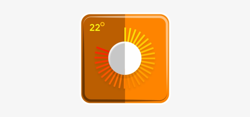 Heating Homes Smart Thermostat - Circle, transparent png download