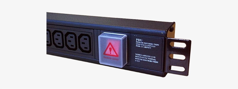 6 Way Horizontal C13 16 Amp Comm 3m Feed - Powerdata Tech 16 Way Horizontal Iec Pdu, 3m Lead, transparent png download