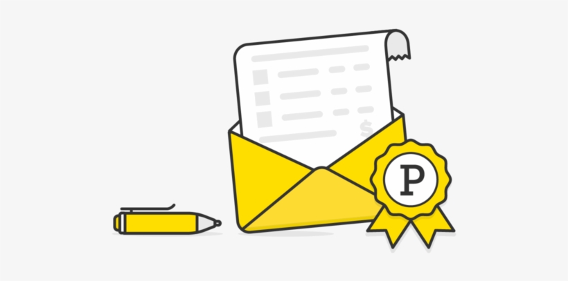 Receipt And Invoice Email Best Practices - Email, transparent png download