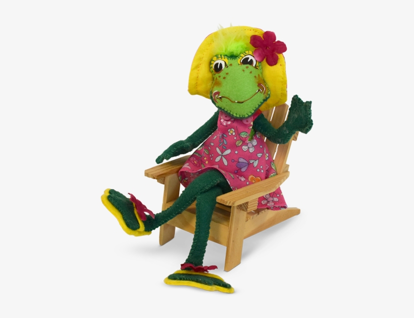 9 Inch Loungin Lucy Frog - Sitting, transparent png download