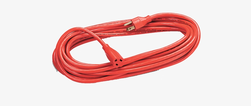 Heavy Duty Indoor/outdoor 25' Extension Cord - Fellowes Power Extension Cable - 25 Ft, transparent png download