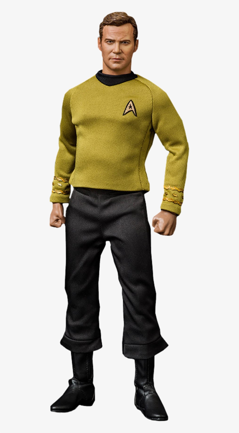 Captain Kirk Sixth Scale Figure - Star Trek Tos Captain Kirk 1:6 Scale Figure, transparent png download