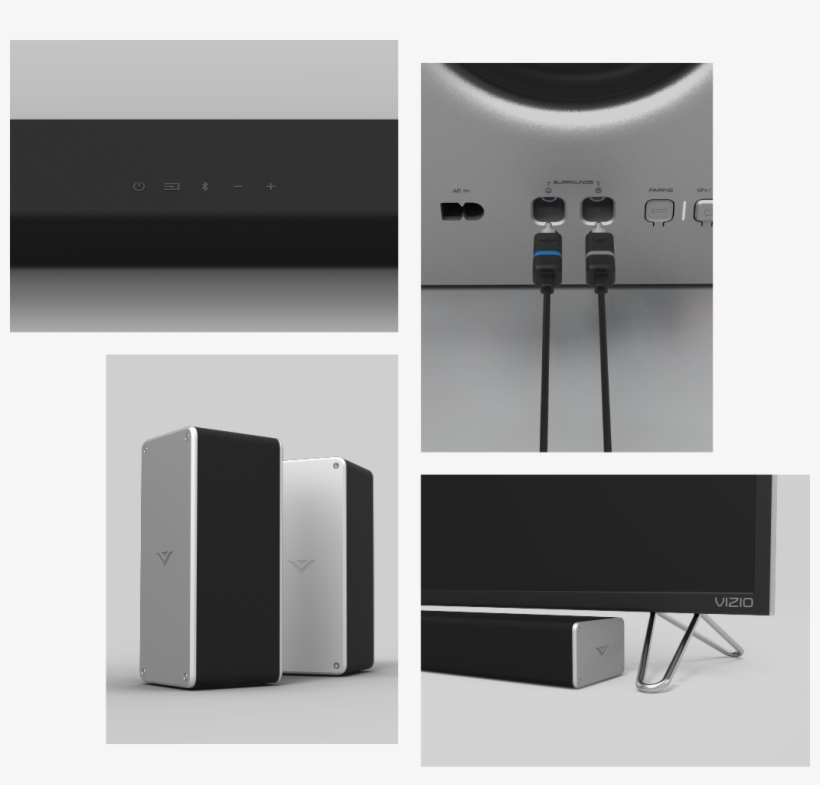 Thoughtfully Crafted Soundbar And Subwoofer - Soundbar, transparent png download