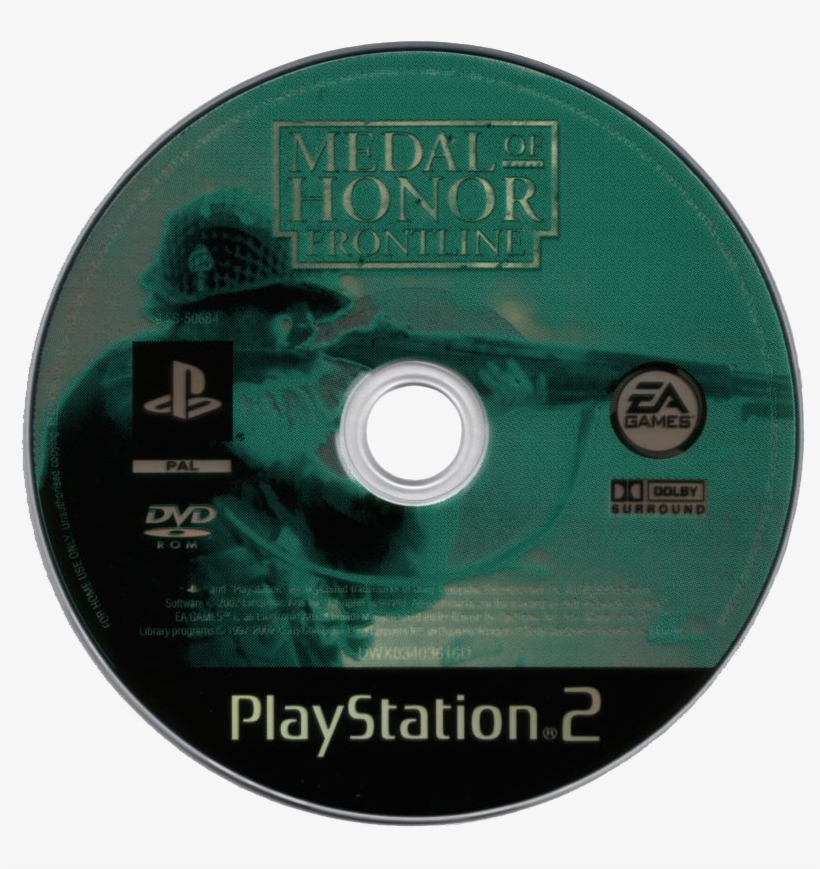 Medal Of Honor - Castlevania Lament Of Innocence Ps2 Disc, transparent png download