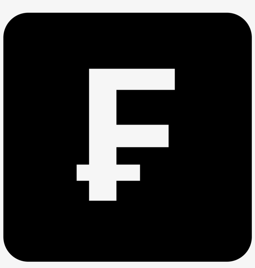 Swiss Franc Icon - Franco Suizo Simbolo Png, transparent png download