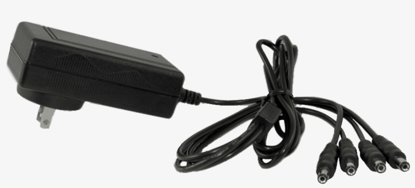 4 In 1 Security Camera Power Adapter - Lorex Security Camera Power Adapter, transparent png download