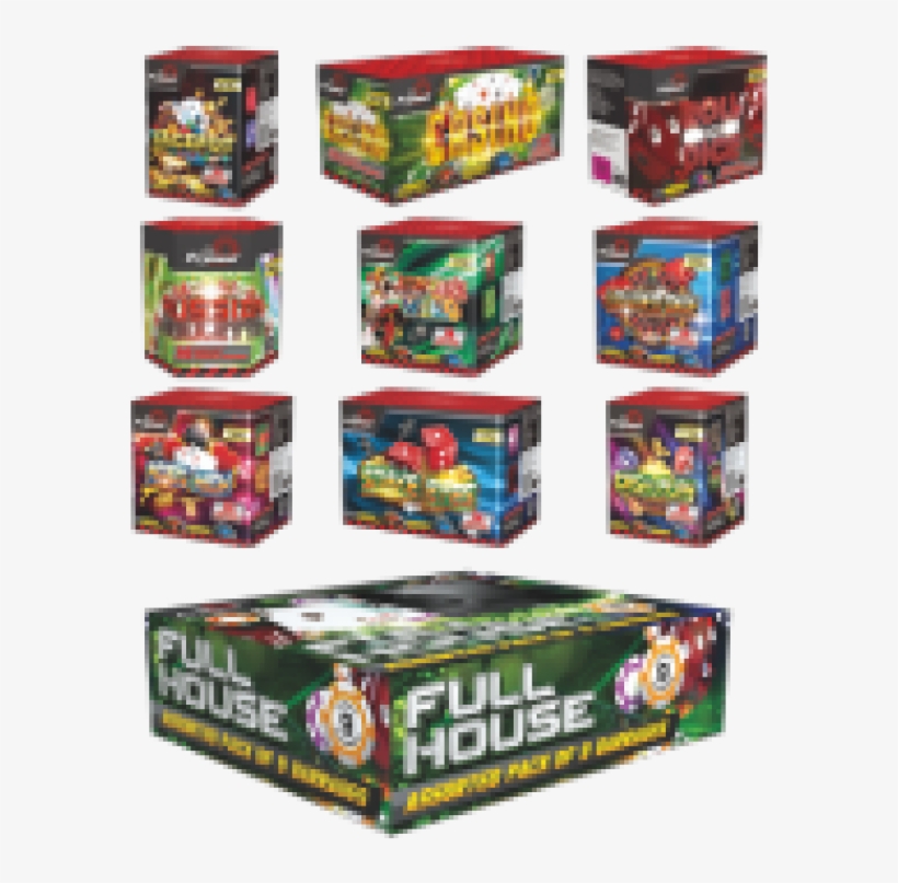 Full House Barrage Box - Primed Pyro Full House, transparent png download