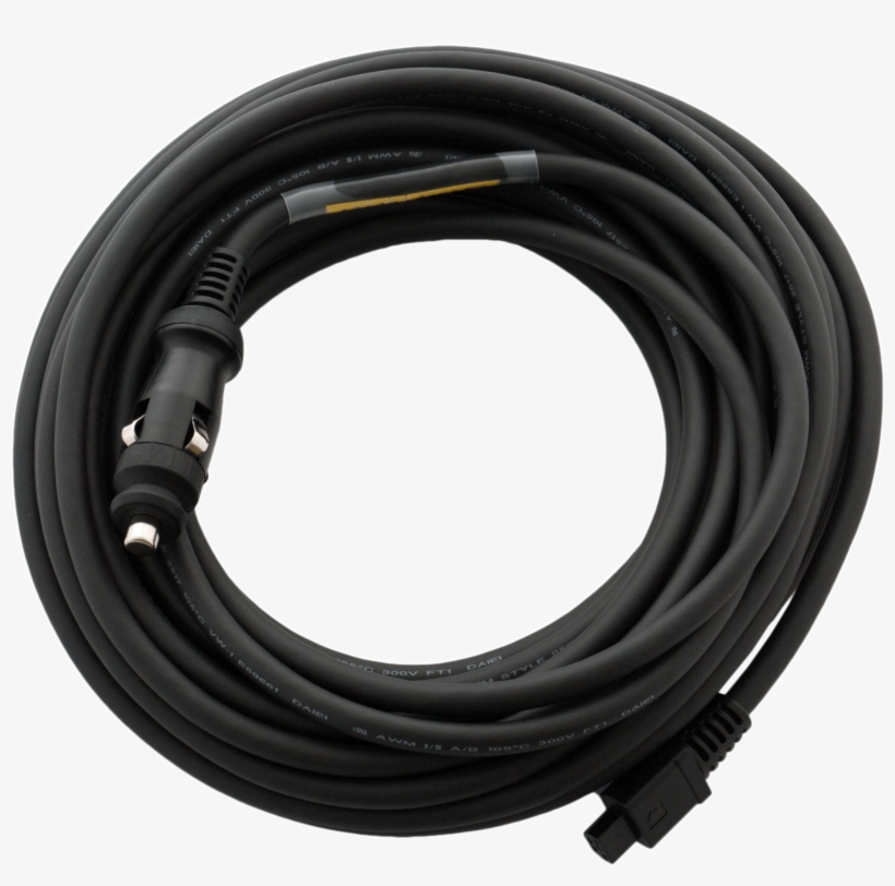 Vehicle Dc Power Cord For T 55 And T 71 Series Splicers - Coaxial Cable, transparent png download