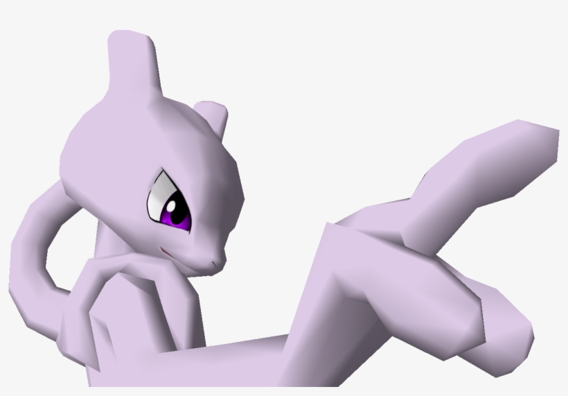 Mewtwo - Mewtwo Super Smash Bros 64, transparent png download
