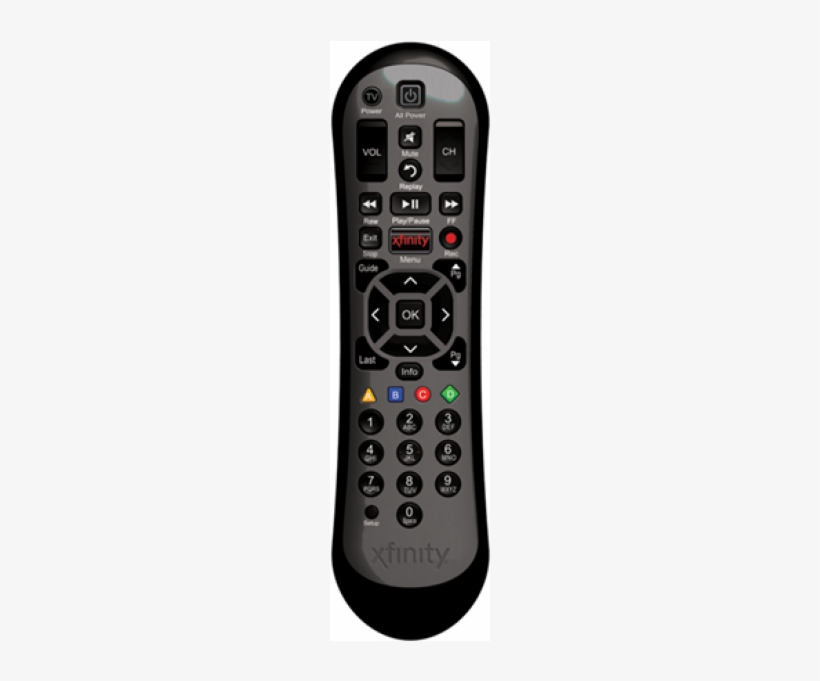 Comcast Hdtv Cable Tv Dvr Remote Control Xr2 - Comcast Xr2 Remote, transparent png download