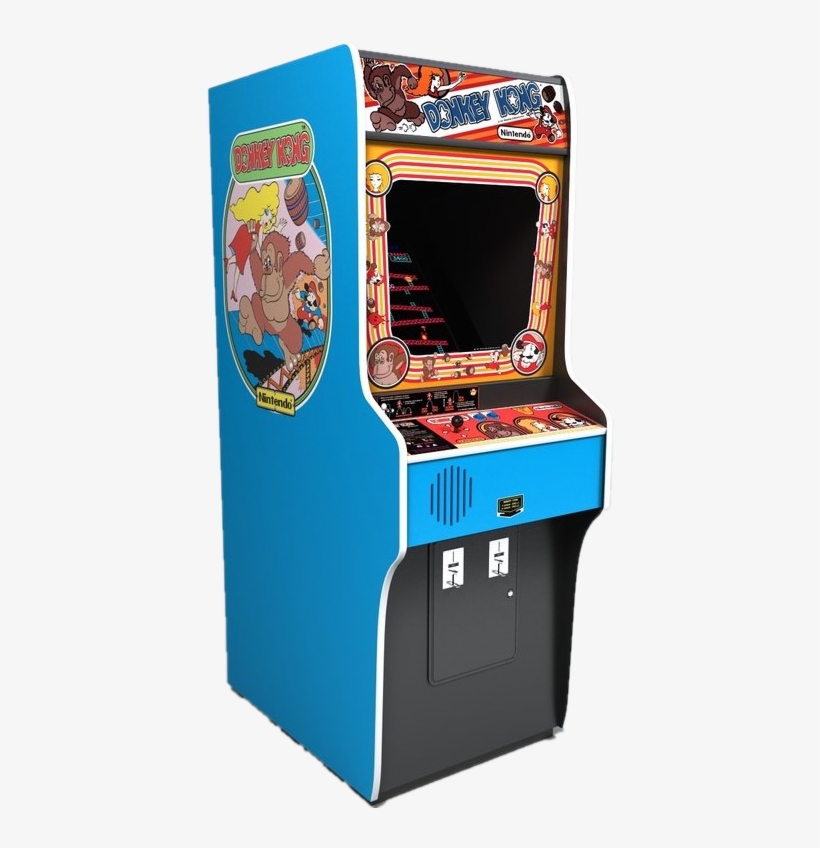 Donkey Kong Tabletop/bartop Arcade Machine With 412 Games PNG Image