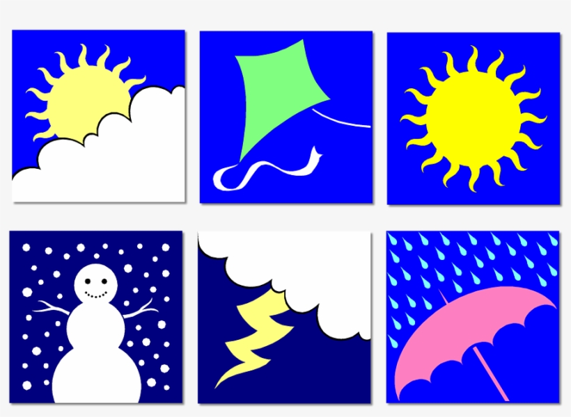 Clip Art, Weather, Seasons, Education, Summer, Winter - Qty 8: I Believe In The Sun Sheet Music, transparent png download