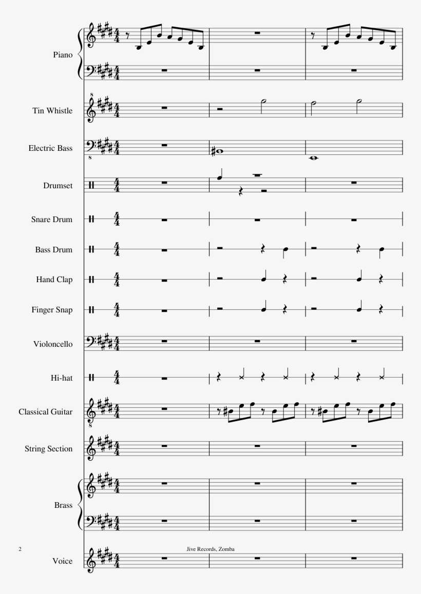 Trapped In The Closet Sheet Music 2 Of 15 Pages - Trapped In The Closet, transparent png download