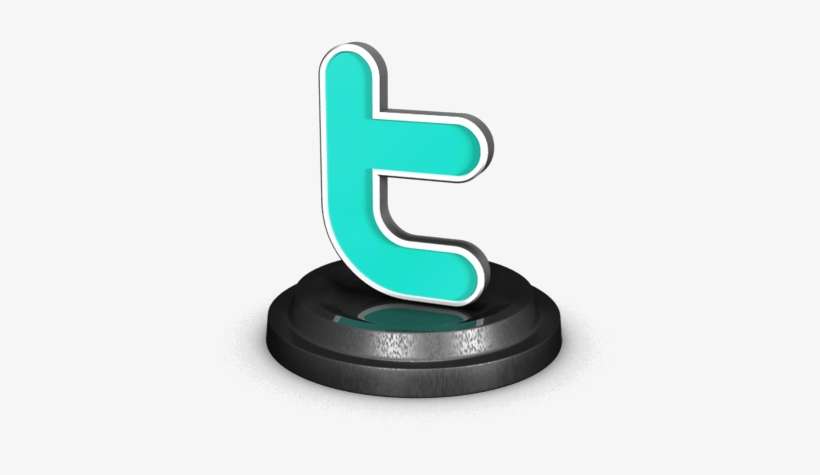Follow Me On Twitter - Circle, transparent png download