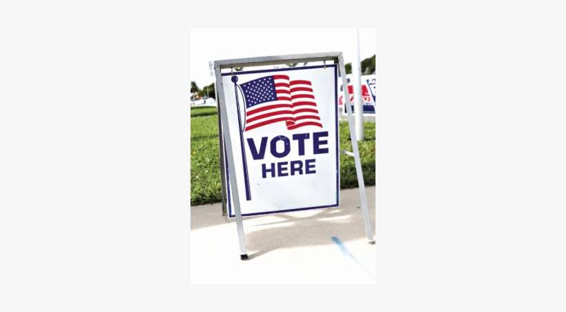 Un Aviso Llama A Votar En Un Centro De Florida - Poster: Poster: Vote Here, Savannah Poster, 24x18in., transparent png download