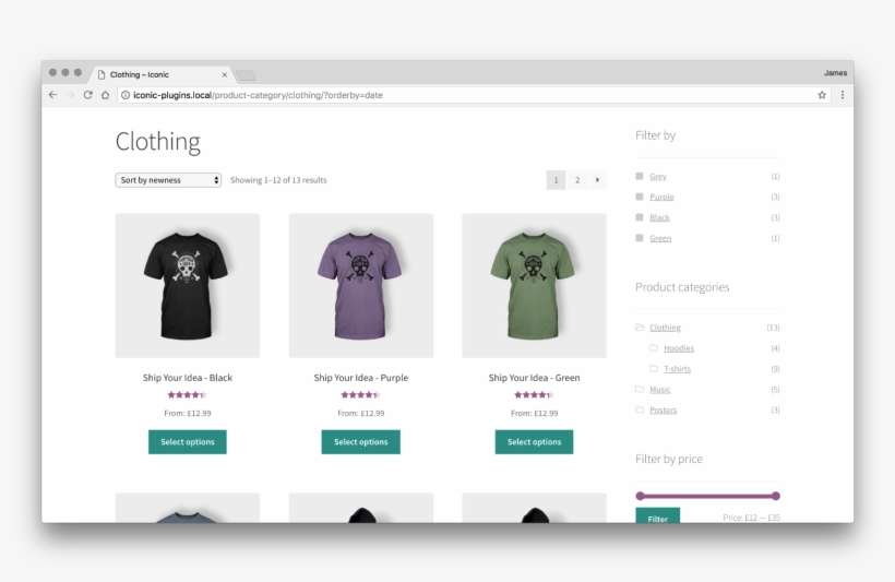 Woocommerce Show Variations On Shop Page - Design, transparent png download