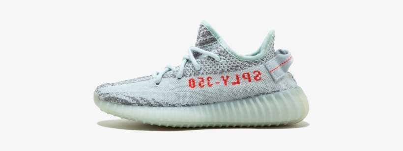 Adidas Yeezy Boost 350 V2 Blue Tint Blutin/grethr/hirere - Yeezy 350 V2 No Background, transparent png download