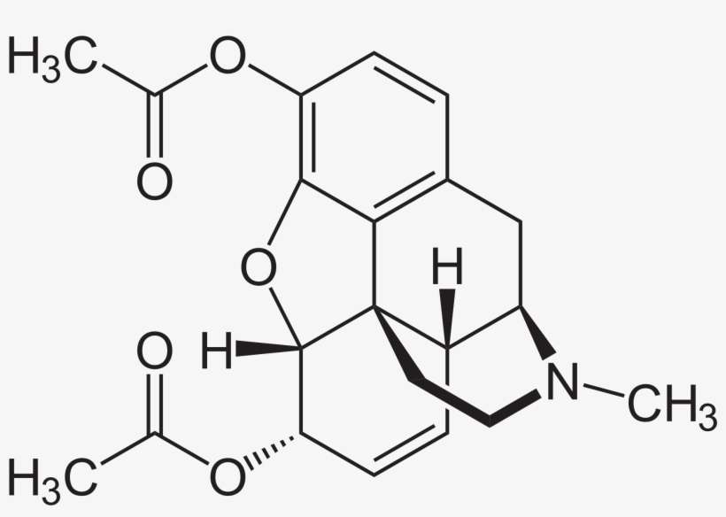 Open - Heroin: Chemical Structure And Formula Mugs, transparent png download