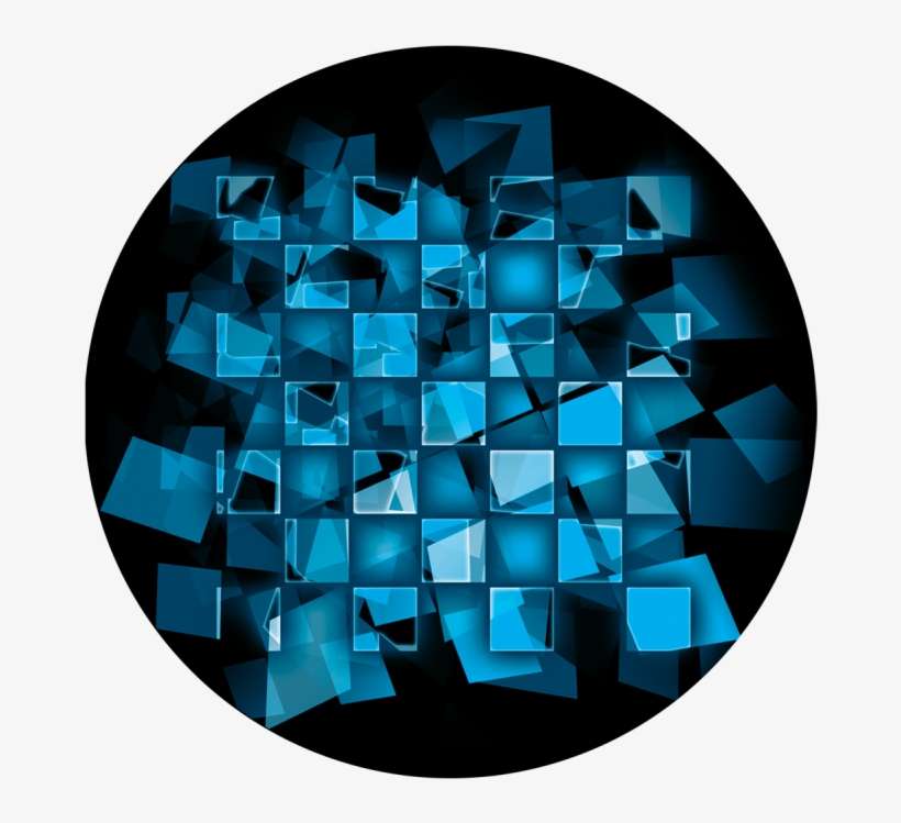 Cyber Squares - Circle, transparent png download