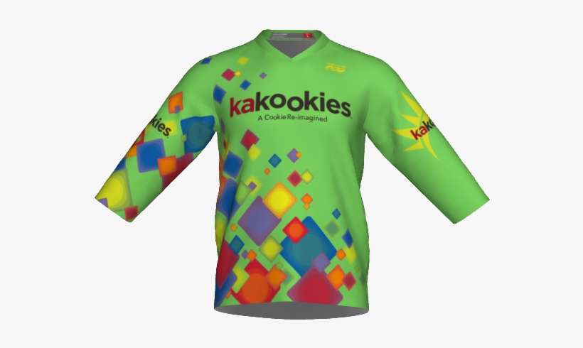 Kakookies Colorful Abstract Men's Short Sleeve Cycling - Cycling Jersey, transparent png download