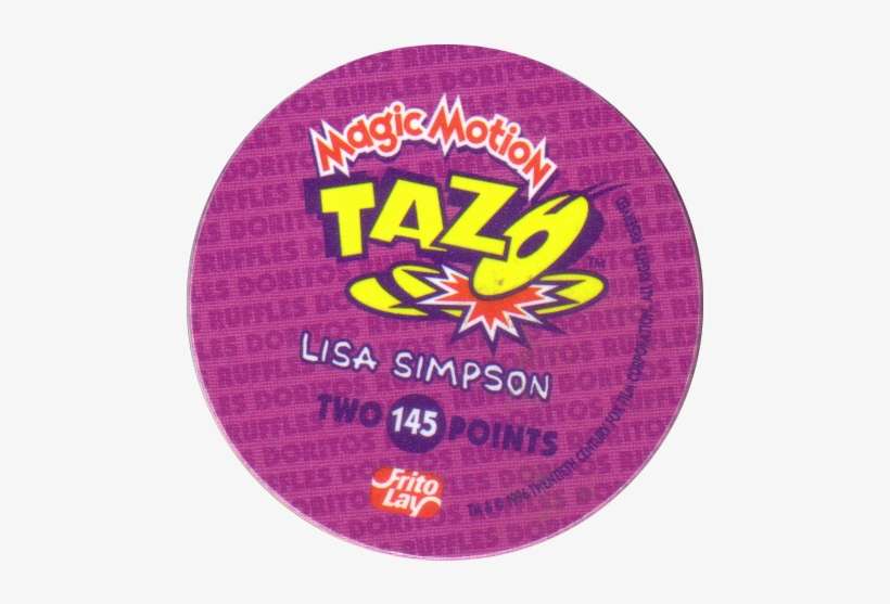 Tazos > Series 1 > 141-180 The Simpsons Magic Motion - Tazos, transparent png download
