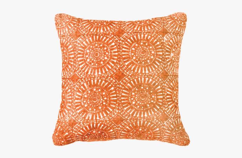 Sphere Print Orange Medium Cushion 50 X 50 Cm - Sphere Print Navy Cushion, transparent png download