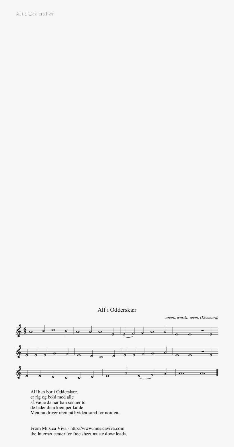 Listen To Alf I Odderskær - Diagram, transparent png download