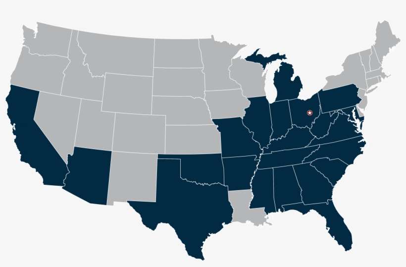 Location States - Popular Vote 2016 Map, transparent png download