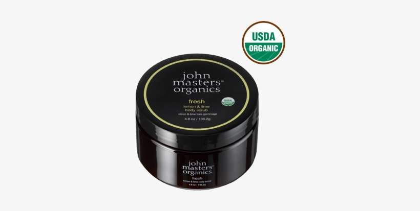 Fresh Lemon & Lime Body Scrub - John Masters Organics - Fresh Body Scrub Lemon, transparent png download