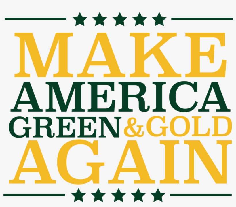 Magga Make America Green & Gold Again Go Pack Go I - Secret To Life Throw Blanket, transparent png download