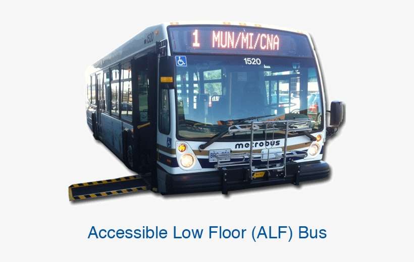 Picture Of Accessible Low Floor Bus With Boarding Ramp - Metro Bus Nl, transparent png download
