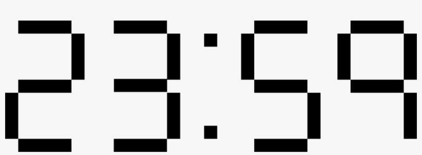 Digital Clock Midnight Comments - Digital Clock, transparent png download
