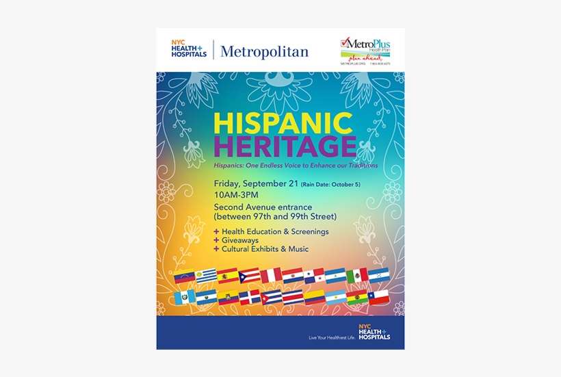 Hispanic Heritage - Nyc Health + Hospitals, transparent png download
