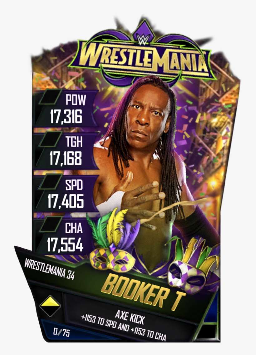Bookert S4 19 Wrestlemania34 - Aleister Black Wwe Supercard, transparent png download