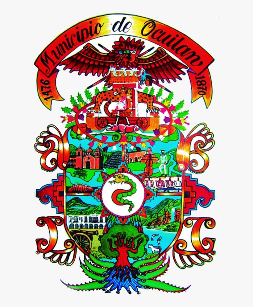 Escudo - Escudo Del Municipio De Ocuilan, transparent png download