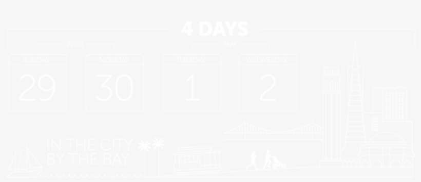 4 Days Of April And May - Hyatt Regency Logo White, transparent png download