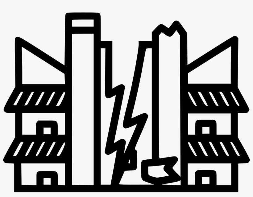 House Home Building Earthquake Shock Shake Quake Comments - Icon, transparent png download