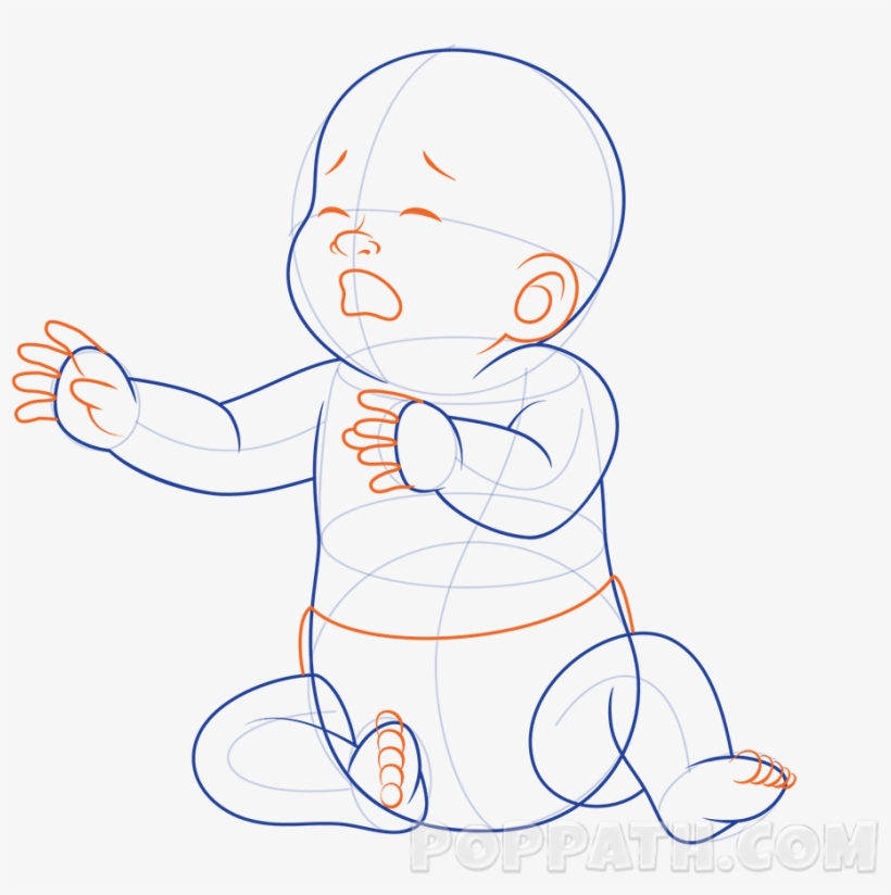 How To Draw A Crying Pop Path, transparent png download